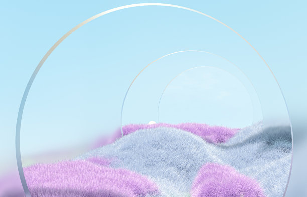 自然美丽的平台背景，产品展示与抽象的花园场景。图片下载