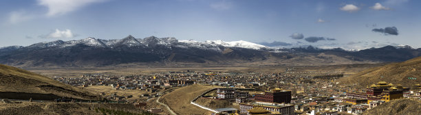 理塘全景图片下载