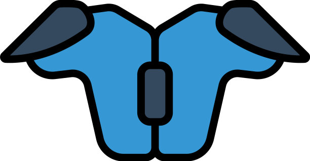 美式足球胸前保护图标图片下载