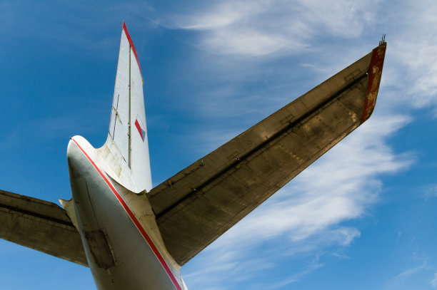 捷克退役老客机的机尾图片下载