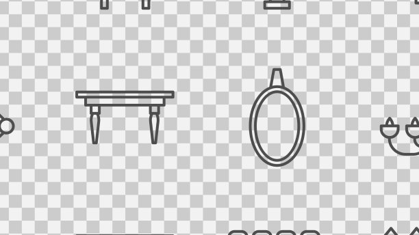 设线扶手椅花园围栏木台灯图片下载