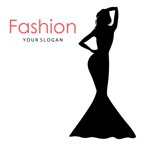 时装模特的轮廓图片下载
