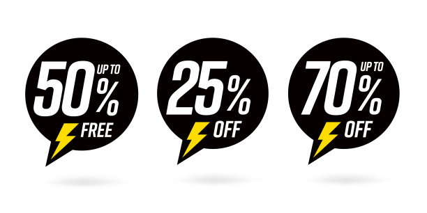 降价广告标签模板设置图片下载