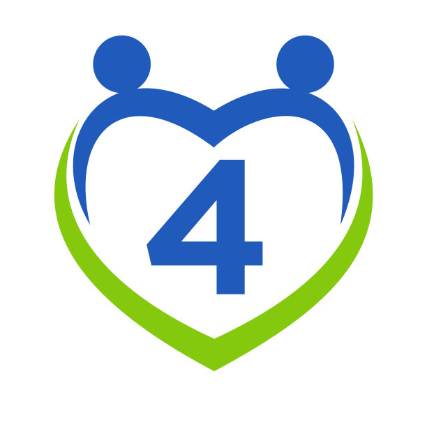 卫生保健标志上字母4统一和模板图片下载