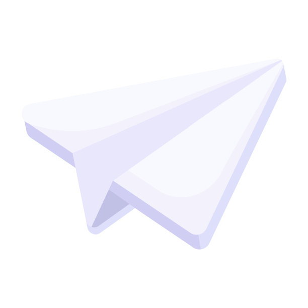 一个纸平面矢量图标图片下载