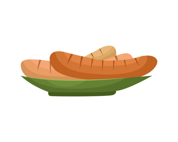 一盘德国香肠，啤酒开胃菜图片下载