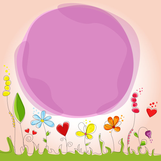 有树叶和鲜花的框架，里面有重要的通知。具有不同植物和关键信息的框架。花卉圈与最近的想法。图片下载