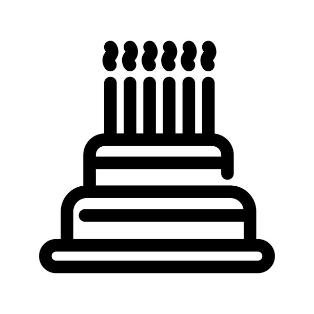 生日蛋糕的图标图片下载