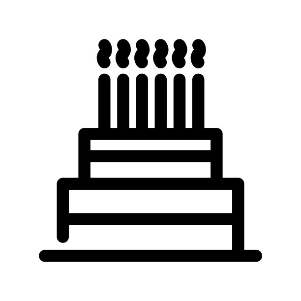 生日蛋糕的图标图片下载