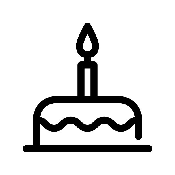 生日蛋糕的图标图片下载