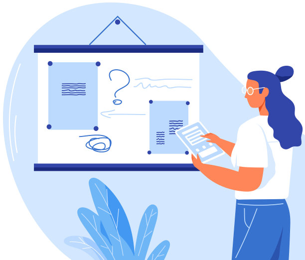 站在信息站旁边的女孩是女人图片下载