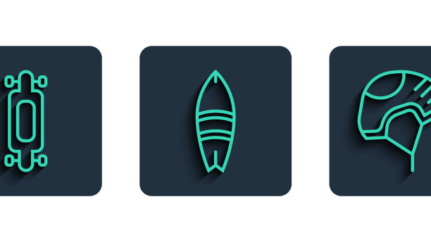 设置线快艇滑雪板和棍子亚视摩托车图片下载