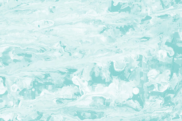 薄荷抽象水彩纹理背景。绿色水彩刷溅图案图片下载