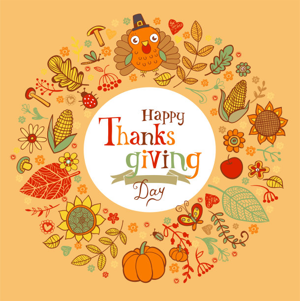 感恩节贺卡图片下载