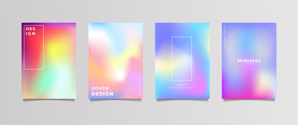 家居墙面装饰用渐变海报图片下载