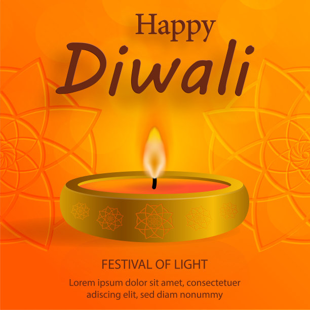 节日排灯节和迪帕瓦里卡。印度的灯节图片下载