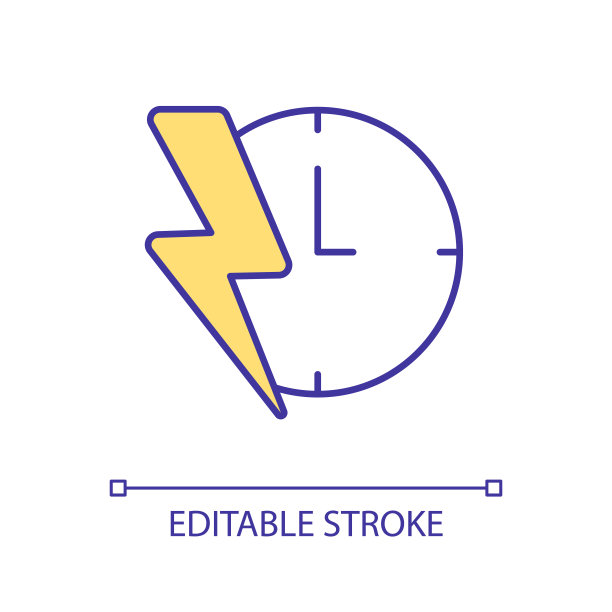 时间限制RGB彩色图标图片下载