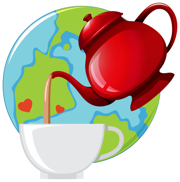 孤立的红水壶图片下载