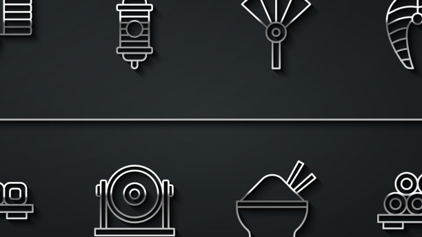 把线烟火寿司放在砧板鱼上图片下载