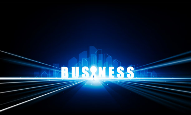 【摘要】钥匙开门亮出商业背景高科通信理念创新背景，矢量设计图片下载