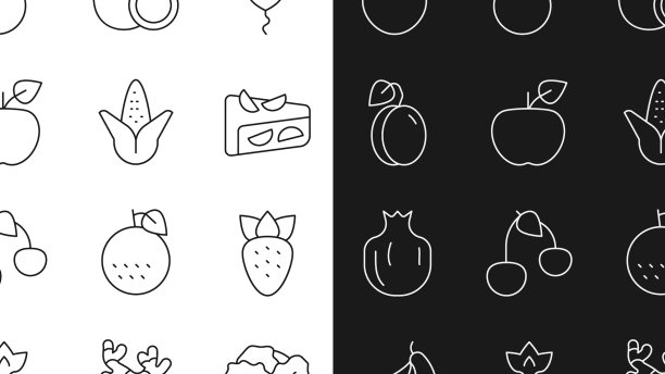 定线白菜草莓自制水果派图片下载