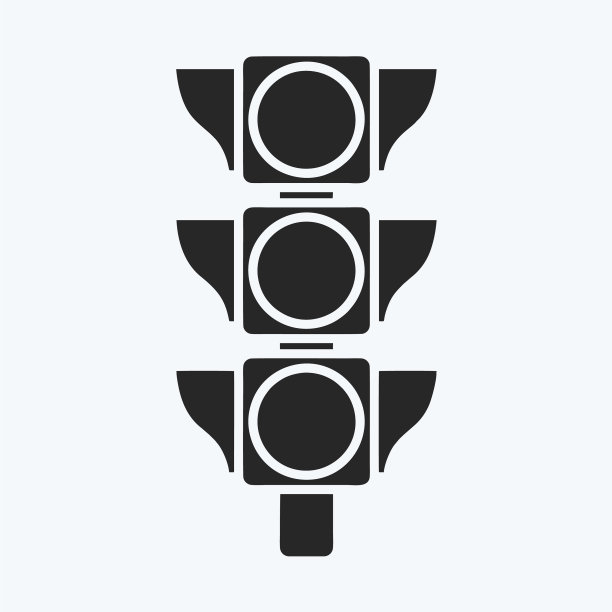 Icon交通信号，适合教育标志图片下载