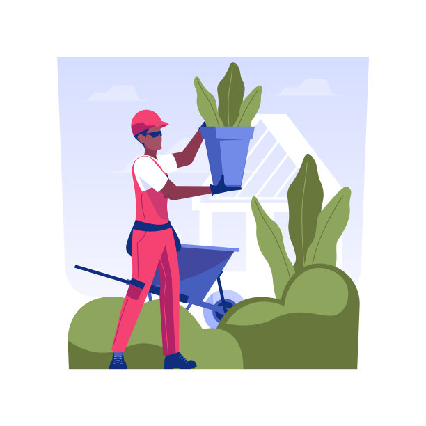 花坛种植孤岛概念图片下载