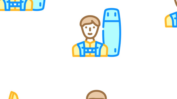 男性体育活动无缝模式图片下载