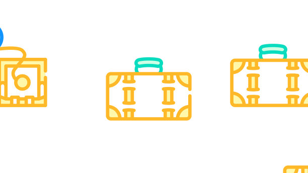 复古的东西设备无缝模式图片下载