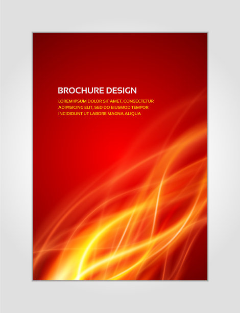 燃烧的火动态能量流黄色红色图片下载