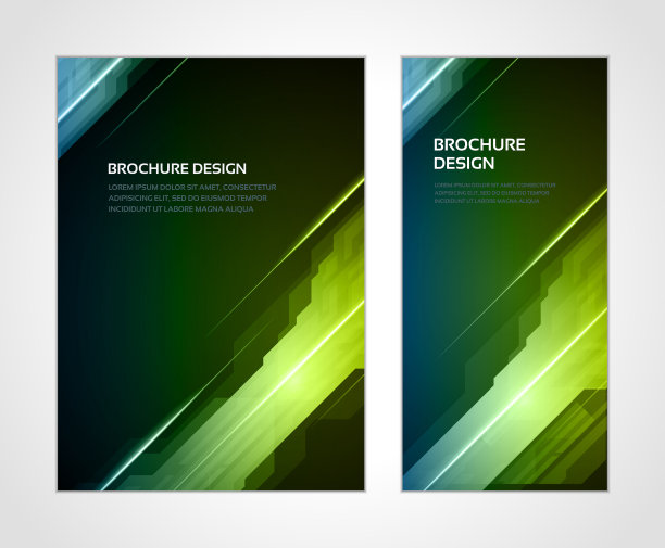 摘要绿色数字交通流技术图片下载