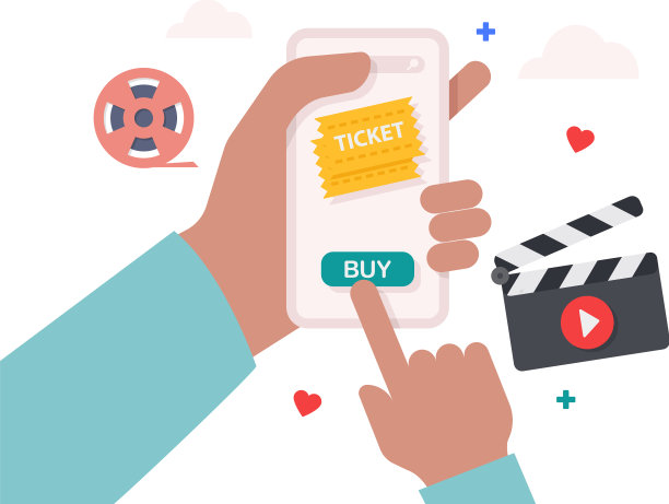 手持移动在线影院订票图片下载