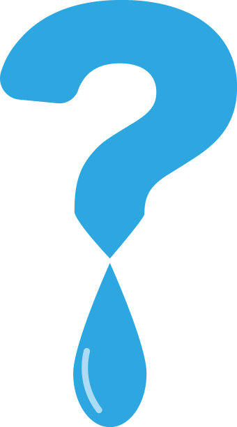 水滴从问号上落下图片下载