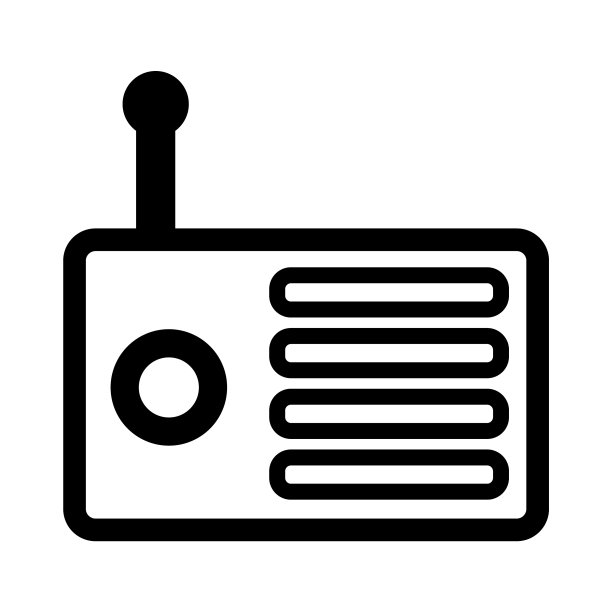 带天线的收音机图标图片下载