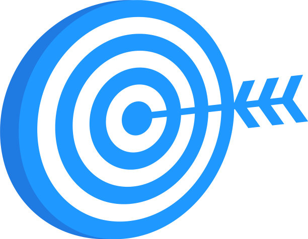 目标和弓和箭刺图标图片下载