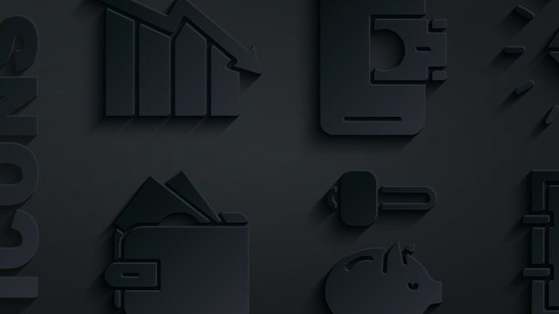 集存钱罐和锤子钻石钱包图片下载