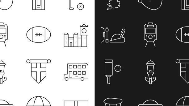 设置了英格兰双层巴士大旗图片下载