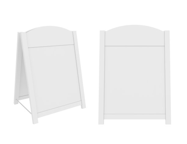 夹芯板孤立在白色背景，3D渲染图片下载