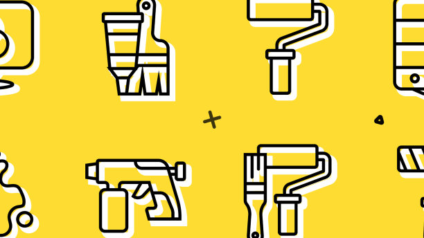 设置线漆刷辊调色指南图片下载