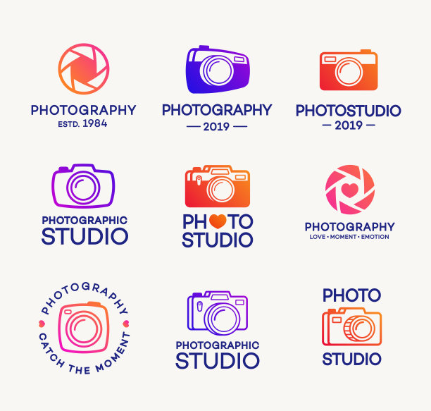 摄影集和照相馆符号图片下载