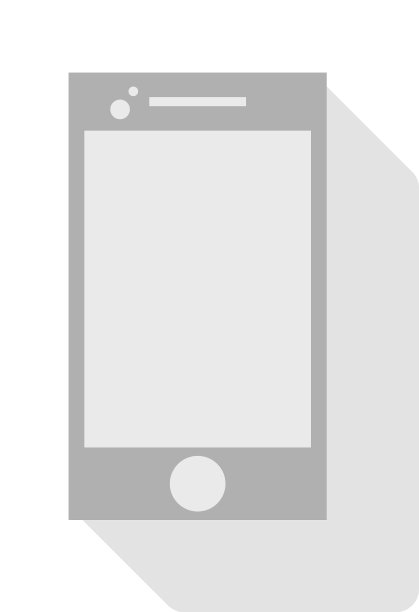 白色背景的现代智能手机图片下载