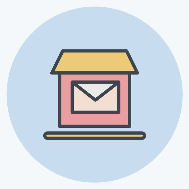 适合邮政教育标志颜色的图标图片下载