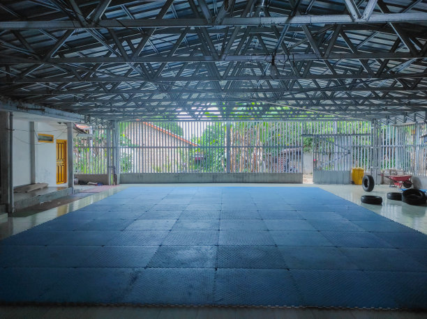 钢顶空手道蓝垫图片下载