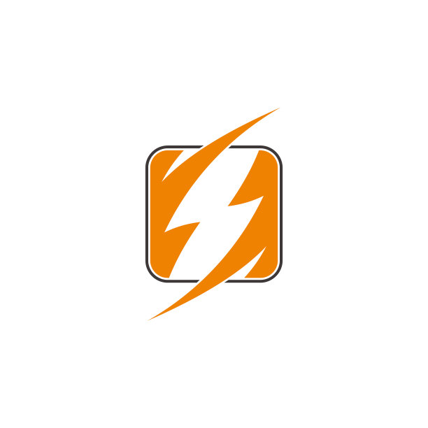 雷形方形运动标志图片下载