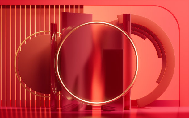 三维几何空间背景，三维渲染。图片下载