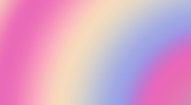 渐变粉彩彩虹一样的曲线线条光谱旗帜或背景图片下载