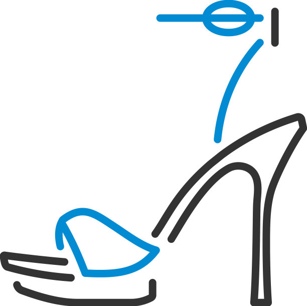 女人高跟鞋凉鞋图标图片下载