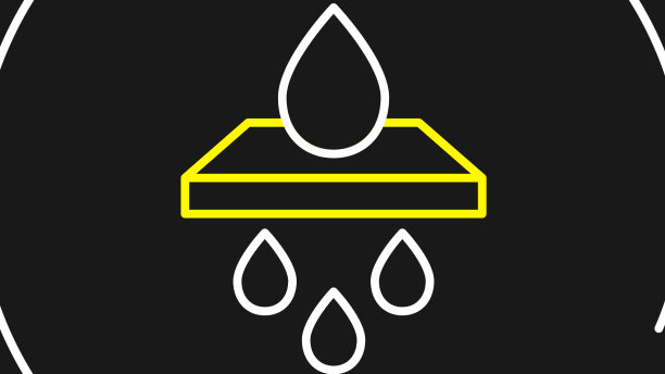 线水过滤器滤芯图标隔离在黑色上图片下载