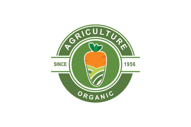 胡萝卜农场标志设计图片下载