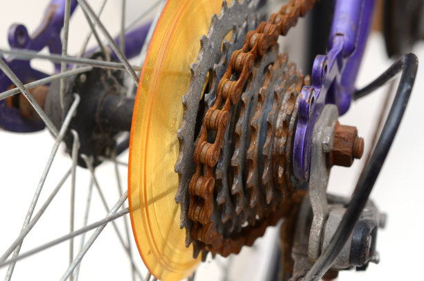 齿轮速度的自行车图片下载